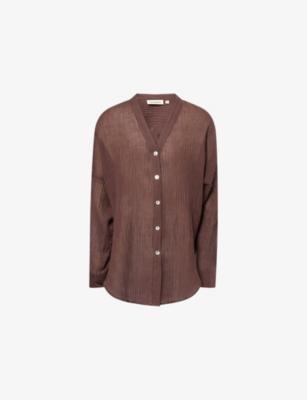 Barcelona Button-Through Linen Tunic by MONDAY