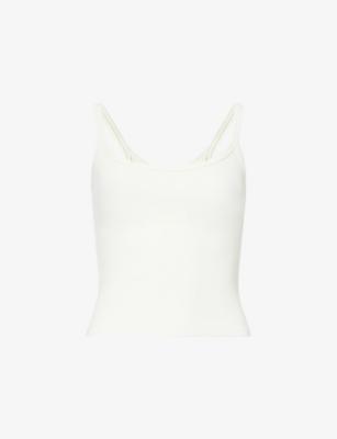 Devin Ribbed Stretch-Woven Top by MONDAY