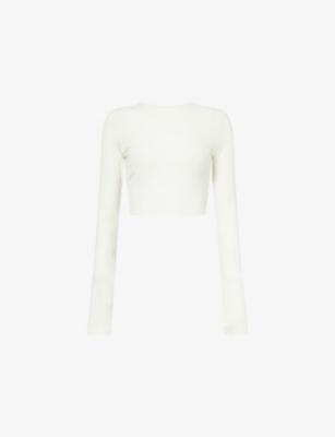Hayworth Long-Sleeves Stretch-Woven Top by MONDAY