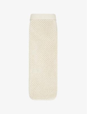 May slim-fit cotton-blend maxi skirt by MONDAY