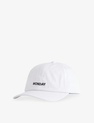 Monday Embroidered Adjustable Cotton Cap by MONDAY