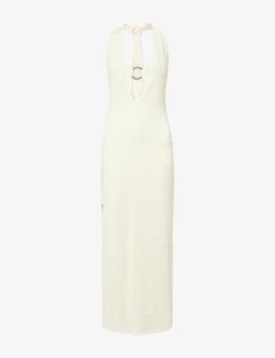 Montego Ring-Detail Crochet-Knit Maxi Dress by MONDAY