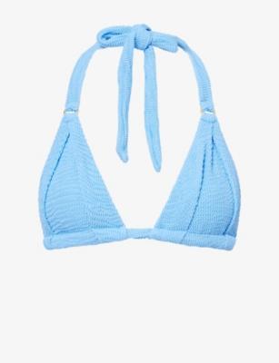 Morocco Crinkle Triangle-Cups Bikini Top by MONDAY