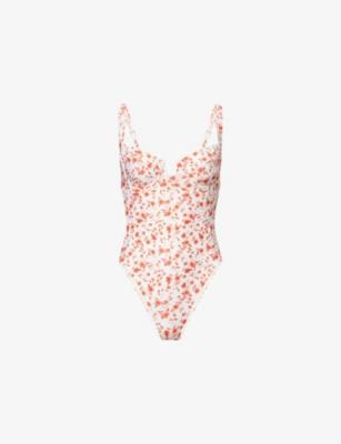 Clovelly One-Piece Sunrise Floral Swimsuit by MONDAY SWIMWEAR