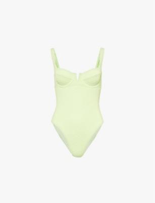 Clovelly sweetheart-neck stretch-recycled nylon swimsuit by MONDAY SWIMWEAR