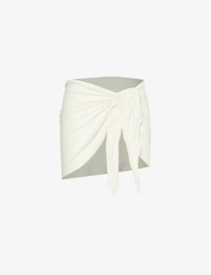 St Barth's stretch-recycled nylon skirt by MONDAY SWIMWEAR