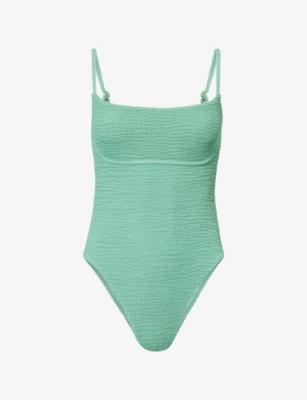 Sausalito Crinkle Spaghetti Strap Swimsuit by MONDAY