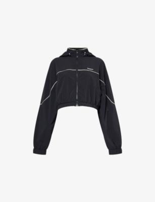 Westmount Cropped Stretch-Woven Jacket by MONDAY