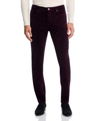 Brando Slim Fit Needle Cord Jeans in Purple by MONFRERE