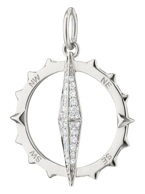 Points North Large Compass embellished charm by MONICA RICH KOSANN