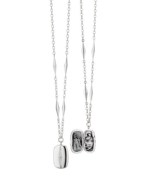 Points North locket necklace by MONICA RICH KOSANN
