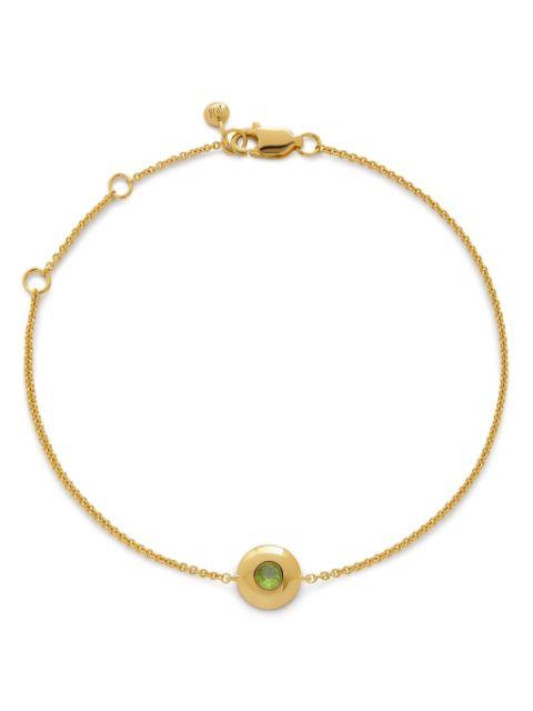 18kt yellow gold vermeil August Birthstone bracelet by MONICA VINADER