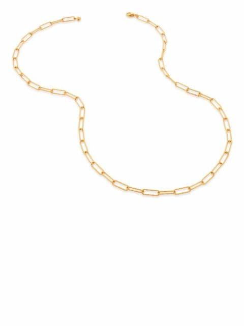 Alta textured chain necklace by MONICA VINADER