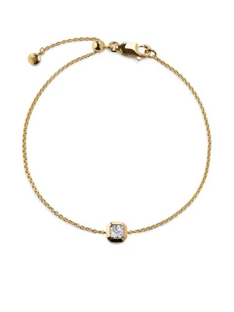 Asscher Diamond bracelet by MONICA VINADER