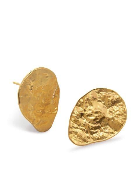 Capri Teardrop stud earrings by MONICA VINADER