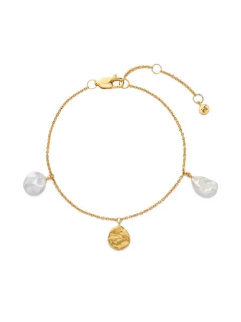 Capri keshi pearl station bracelet by MONICA VINADER