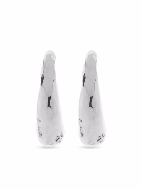 Deia huggie earrings by MONICA VINADER