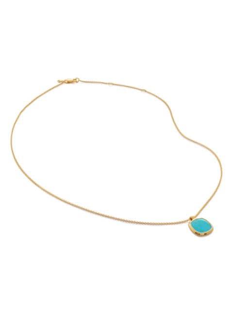 Delphi turquoise pendant necklace by MONICA VINADER
