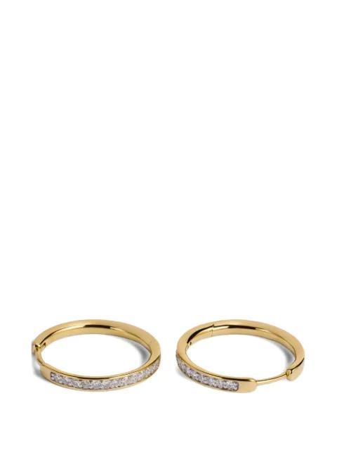 Essential diamond earrings by MONICA VINADER