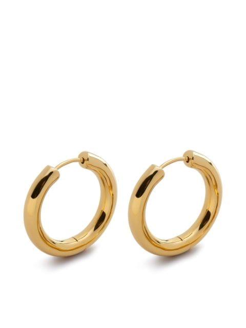 Essential medium hoop earrings by MONICA VINADER