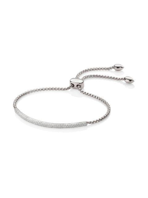 Fiji Diamond Mini Bar bracelet by MONICA VINADER