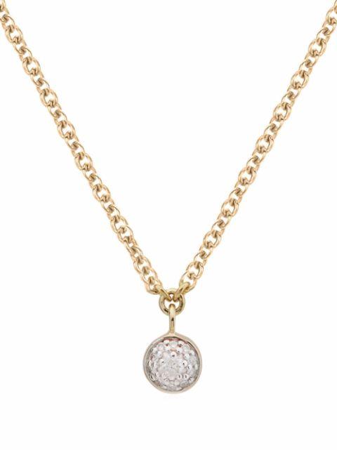 Fiji tiny button drop necklace by MONICA VINADER