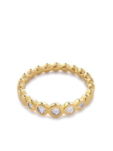 Graduated half eternity ring by MONICA VINADER