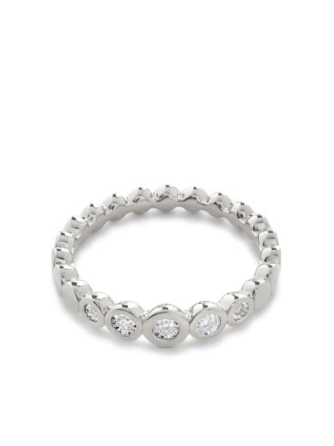 Graduated half eternity ring by MONICA VINADER