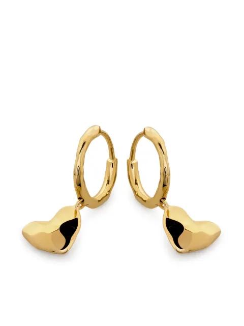 Heart Drop earrings by MONICA VINADER