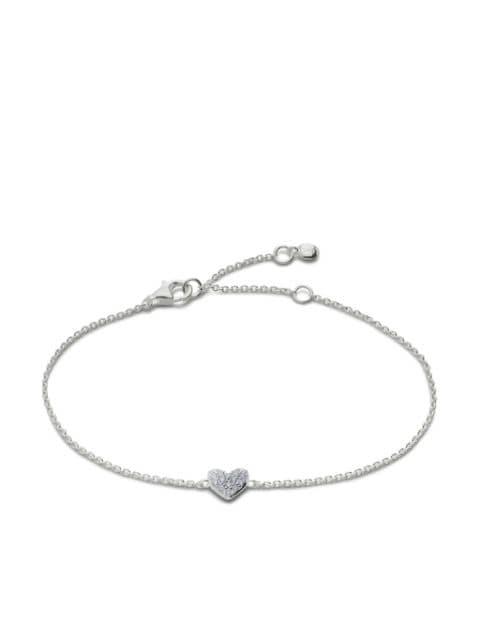 Heart-charm chain necklace by MONICA VINADER