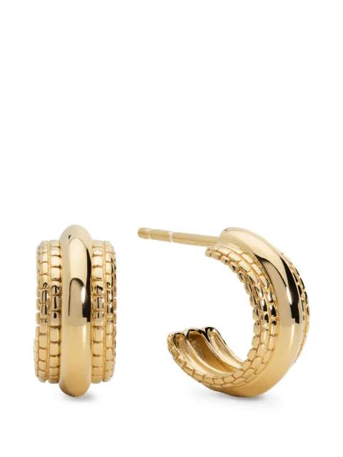 Heirloom Bold huggie earrings by MONICA VINADER