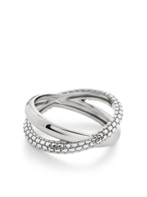 Heirloom Crossover ring by MONICA VINADER