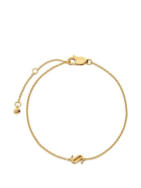 Initial S chain bracelet by MONICA VINADER