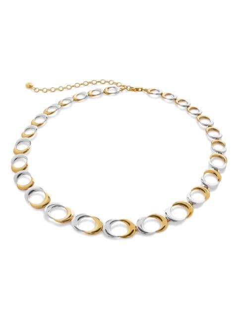 Kissing moon necklace by MONICA VINADER