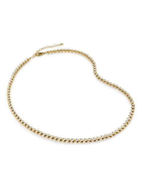 Lab Grown Diamond Essential Tennis necklace by MONICA VINADER