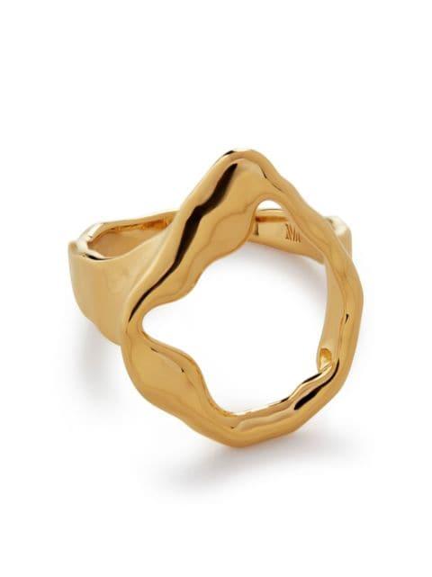 Lagoon gold vermeil ring by MONICA VINADER