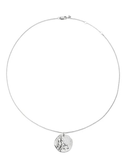 Libra Zodiac pendant necklace by MONICA VINADER