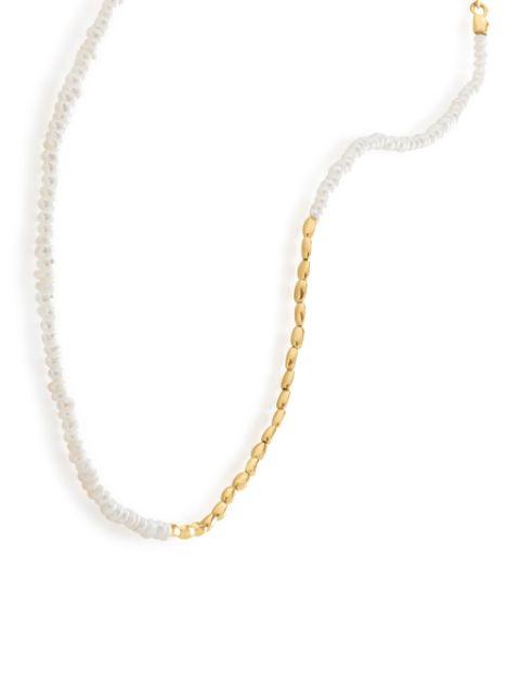Mini Nugget Pearl necklace by MONICA VINADER