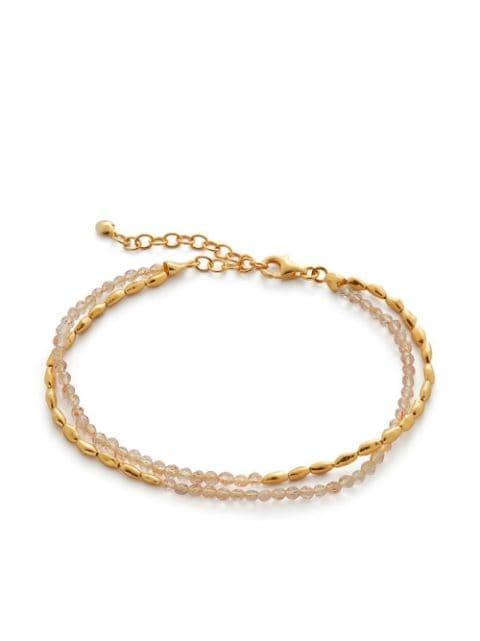 Mini Nugget gemstone beaded bracelet by MONICA VINADER