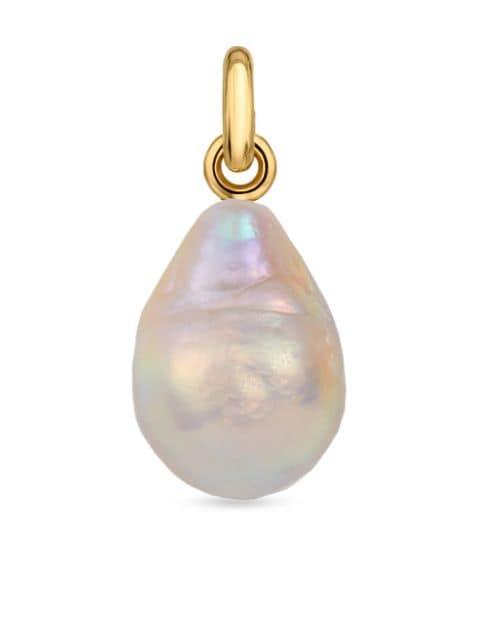 Nura baroque pearl pendant charm by MONICA VINADER