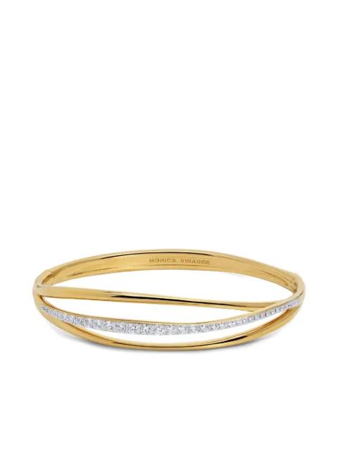 Nura diamond bangle bracelet by MONICA VINADER