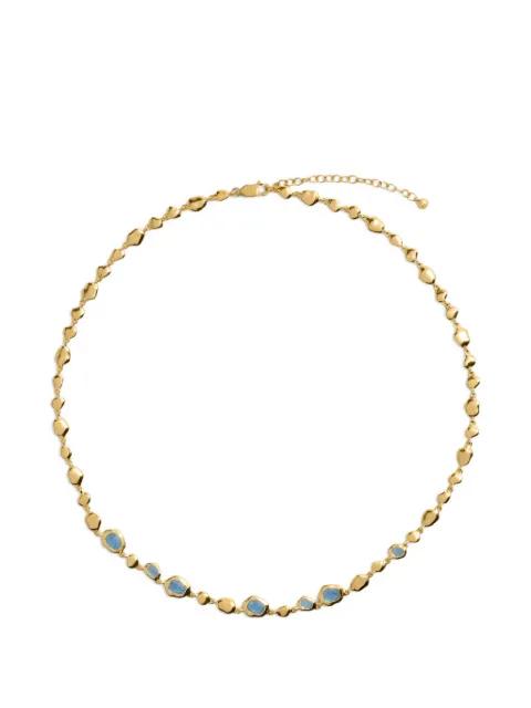 Odyssey aquamarine necklace by MONICA VINADER