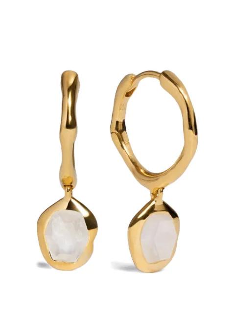 Odyssey moonstone earrings by MONICA VINADER