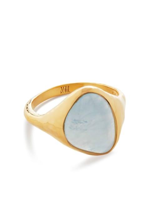Rio gemstone ring by MONICA VINADER