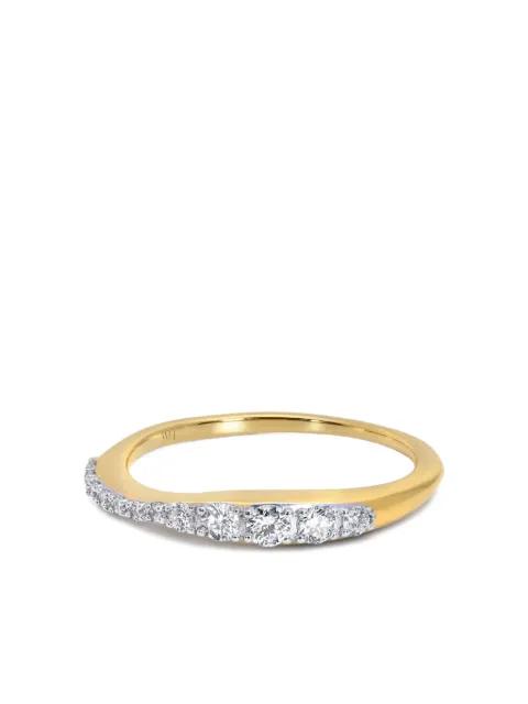 Riva diamond stacking ring by MONICA VINADER