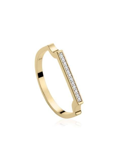 Signature Thin Diamond ring by MONICA VINADER
