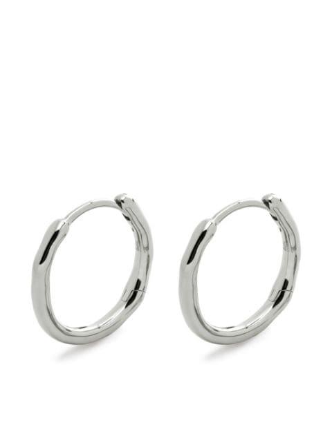Siren hoop earrings by MONICA VINADER