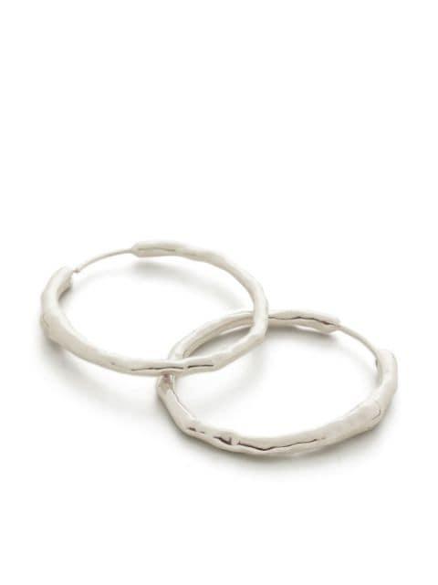 Siren muse medium hoop earrings by MONICA VINADER