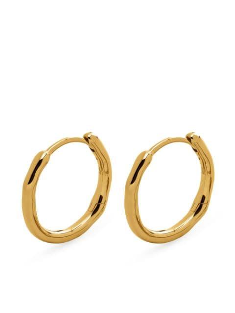 Siren small hoop earrings by MONICA VINADER