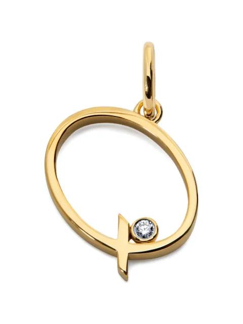 Solitaire initial pendant by MONICA VINADER
